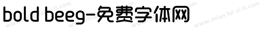 bold beeg字体转换